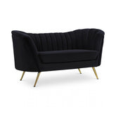 Lauren Loveseat - Black RENTAL